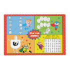 Hanukkah Activity Laminated Placemat Super Kids