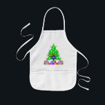 Hanukkah and Christmas Apron - Customised<br><div class="desc">Christmas and Hanukkah holiday gifts and apparel for families who celebrate both holidays features a Christmas Tree, Jewish Star and Chanukah menorah. Happy Holidays From Bonfire Designs!</div>