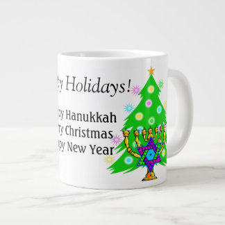 Hanukkah and Christmas Together  Coffee Mug