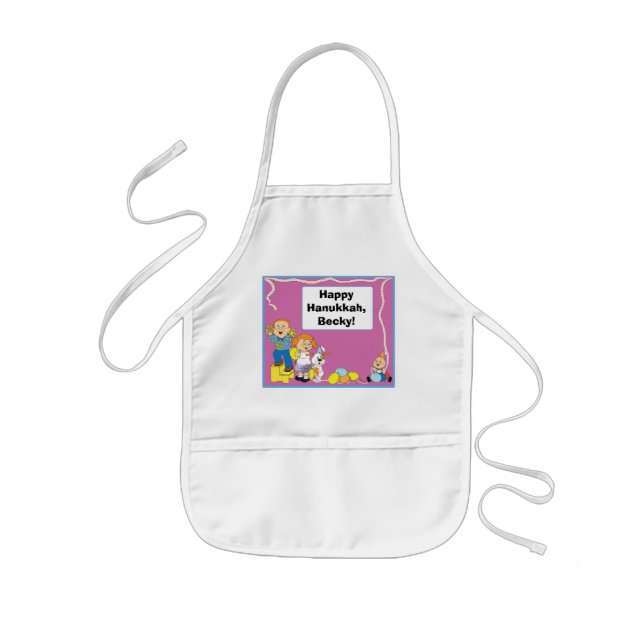Hanukkah Apron Kids Personalise (Front)