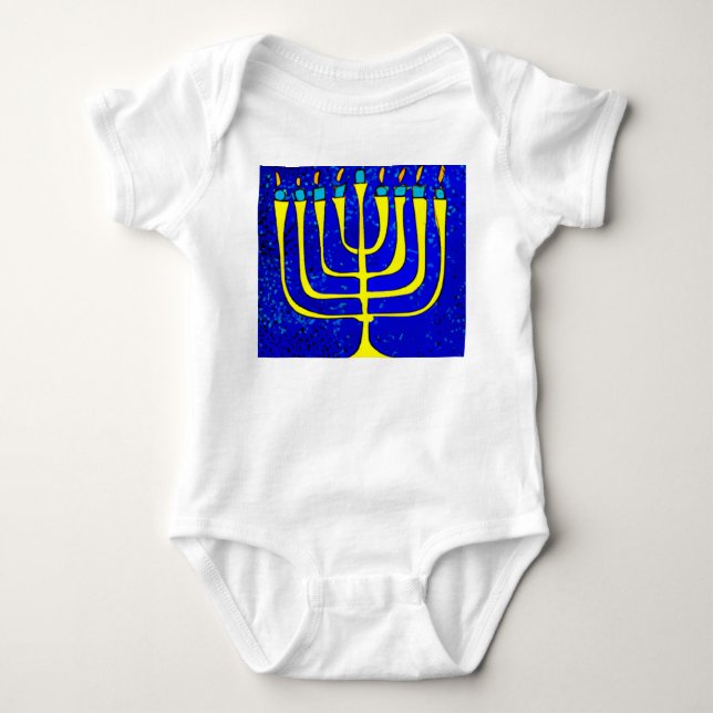 Hanukkah Baby Bodysuit (Front)