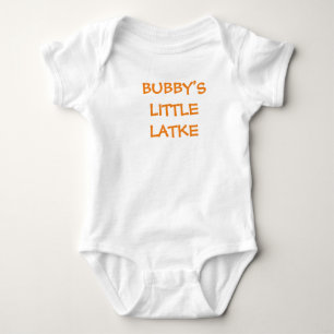 HANUKKAH BABY "BUBBY'S LITTLE LATKE" SHIRT