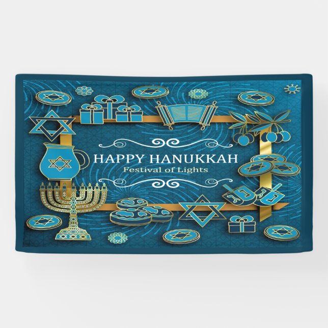 Hanukkah Banner (Horizontal)