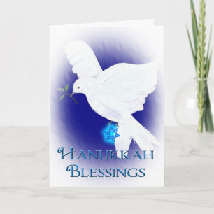 Hanukkah Blessings Holiday Card
