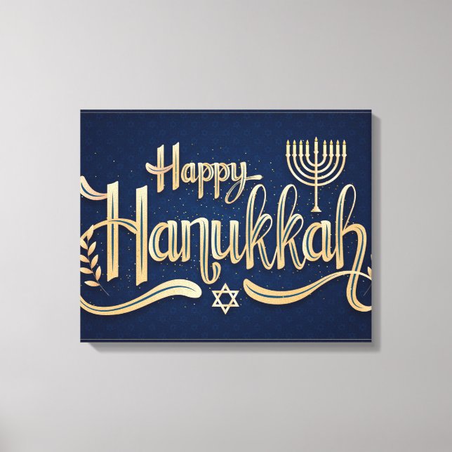 Hanukkah Canvas Print (Front)