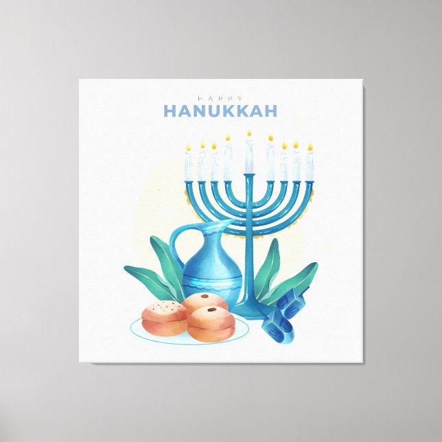 Hanukkah Canvas Print (Front)