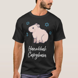 Hanukkah Capybara Jewish Funny Chanukah Family T-Shirt