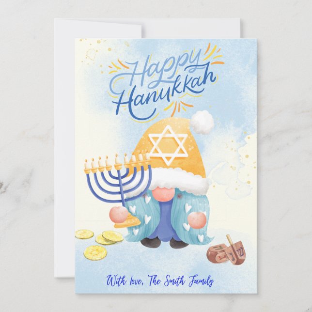 Hanukkah Card (Front)
