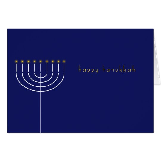 Hanukkah card with Menorah | Zazzle.co.uk