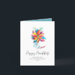 Hanukkah Cards Rustic Colourful Poinsettia<br><div class="desc">These Hanukkah cards feature a colourful watercolor poinsettia in a canning jar. The words "Happy Hanukkah" are set in trendy script typography. Use the template fields to add your custom information. A rustic and festive choice for the holiday season. Unique art and design by Victoria Grigalunas of Do Tell A...</div>