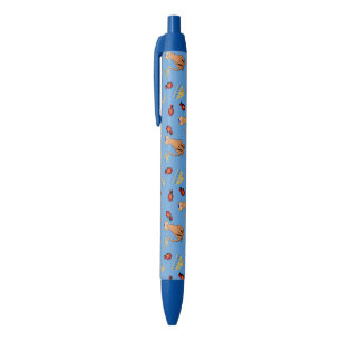 Hanukkah Cat Dreidel Blue Holiday Pen