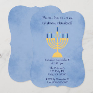 Hanukkah Celebration Party Invitation