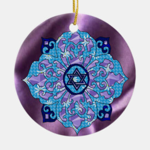 Hanukkah Ceramic Tree Decoration