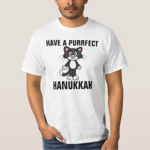 Hanukkah Chanukah Funny CAT t-shirts, Cats T-Shirt