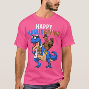 Hanukkah Chanukah Thanksgiving Turkey Jewish Boys T-Shirt