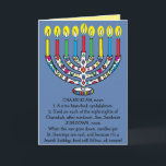 Hanukkah Chanukiah Funny Menorah Holiday Card<br><div class="desc">Hanukkah/Chanukah, Funny Hanukiah/Chanukiah Holiday Greeting Card. Enjoy my newest "define" greeting card. This humorous "Hanukiah" holiday card is just right for all of your friends and family this year. As always, design elements can be edited: moved, resized, rotated, etc. Background colors can be changed out. Personalize by deleting text and...</div>