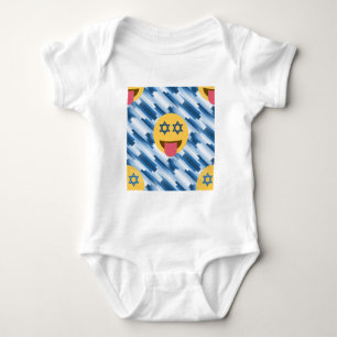 hanukkah chanukkah emoji baby bodysuit