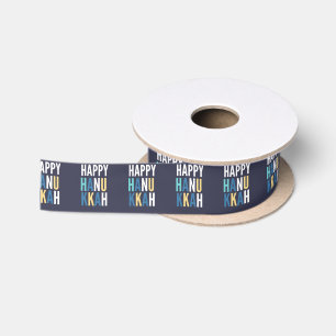 Hanukkah Characters Satin Ribbon