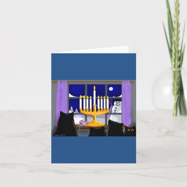 Hanukkah christmas card (Front)