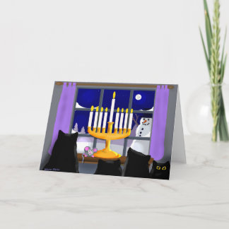 Hanukkah christmas card