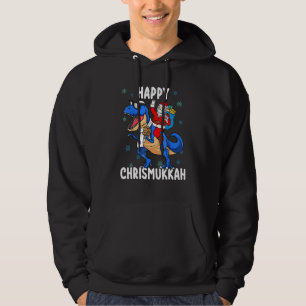 Hanukkah Christmas Jewish Xmas Kids Happy Chrismuk Hoodie