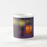 Hanukkah Coffee Mug<br><div class="desc">The ritual, according to Jewish law and custom, is to light a single light each night for eight nights. The candles are set up at a prominent window or near the door leading to the street.</div>