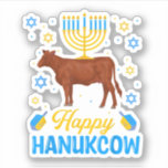 Hanukkah Cow Orah Dreidel Jewish Chanukah Decorati<br><div class="desc">Hanukkah Cow Orah Dreidel Jewish Chanukah Decorations. Perfect design for people who love chicken and farm barn animals and farming. Grab this design as a birthday gift for your grandpa, grandma, dad, mom, wife, husband, sister, or brother. The design is also great for no matter what occasion from christmas, halloween,...</div>