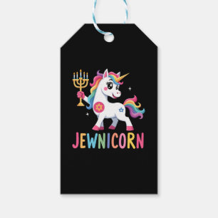 Hanukkah Dabbing Unicorn Jewnicorn Chanukah Jewish Gift Tags