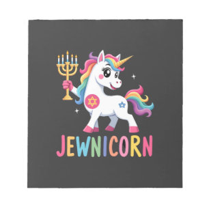 Hanukkah Dabbing Unicorn Jewnicorn Chanukah Jewish Notepad