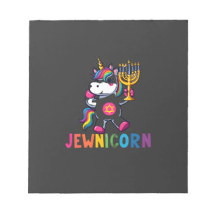 Hanukkah Dabbing Unicorn Jewnicorn Chanukah Jewish Notepad
