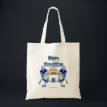 Hanukkah Dancing Dreidels and Jelly Doughnuts Tote Bag<br><div class="desc">You are viewing The Lee Hiller Photography Art and Designs Collection of Home and Office Decor,  Apparel,  Gifts and Collectibles. The Designs include Lee Hiller Photography and Mixed Media Digital Art Collection. You can view her Nature photography at http://HikeOurPlanet.com/ and follow her hiking blog within Hot Springs National Park.</div>