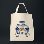 Hanukkah Dancing Dreidels and Jelly Doughnuts Tote Bag<br><div class="desc">You are viewing The Lee Hiller Designs Collection of Home and Office Decor,  Apparel,  Gifts and Collectibles. The Designs include Lee Hiller Photography and Mixed Media Digital Art Collection. You can view her Nature photography at http://HikeOurPlanet.com/ and follow her hiking blog within Hot Springs National Park.</div>
