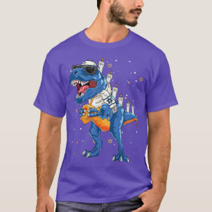 Hanukkah Dinosaur Menorasaurus T Re Dino Chanukah T-Shirt