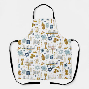Hanukkah Doodles All-Over Print Apron