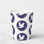 Hanukkah Dove Menorah Design 8 oz. Paper Cups<br><div class="desc">Paper Cups "Hanukkah Dove Menorah Design" 8 oz. Also enjoy matching paper plates and paper napkins. Personalise by adding text. Choose your favourite font style, colour, and size. Thanks for stopping and shopping by. Happy Hanukkah/Chanukah Sameach! Size: 8oz Paper Cup Throw a spectacular party with fully customisable paper cups to...</div>