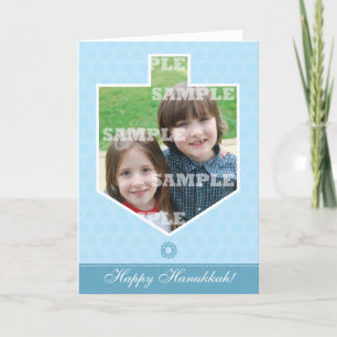 Hanukkah Dreidel Framed Greeting Card