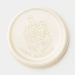Hanukkah Dreidel Personalised Wax Seal Sticker<br><div class="desc">Personalise with your text.</div>