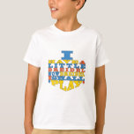 Hanukkah "Dreidel Play" Kid's T-Shirt<br><div class="desc">Hanukkah "I Have a Little Dreidel... " Choose from many different shirt colours, styles, and sizes for this design! Thanks for stopping and shopping by! Much appreciated! Happy Chanukah/Hanukkah! Style: Kids' Hanes TAGLESS® T-Shirt Wait 'till you get this tagless tee on your kiddo. It'll take his everyday style to a...</div>
