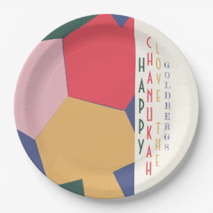 Hanukkah Dreidel Time Paper Plate