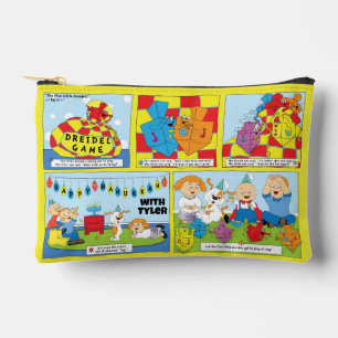 Hanukkah Dreidel Toon Accessory Pouch