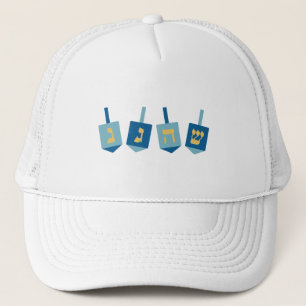 Hanukkah Dreidel Trucker Hat