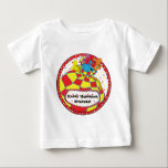Hanukkah Dreidels Baby T-shirt<br><div class="desc">Hanukkah Dreidel T-Shirt. Design can be transferred to other Zazzle favourites. Personalise by deleting message and adding your own with your favourite font style, size, and colour. Happy Chanukah/Hanukkah! Style: Baby Fine Jersey T-Shirt Your search for the ultimate basic infant T-shirt is officially over. This cotton tee is soft enough...</div>