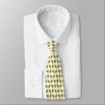 Hanukkah Dreidels Tie<br><div class="desc">Colourful dreidels spin playfully on a pale yellow background. Celebrate Hanukkah with a fun and classy tie! Get it for yourself or for the top spinner in your life as a wonderful winter gift.</div>