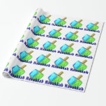 Hanukkah Dreidels Wrapping Paper<br><div class="desc">This is a great wrapping paper for Hanukkah!</div>