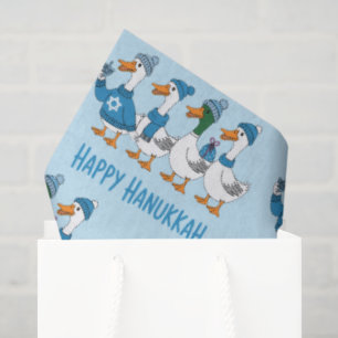 Hanukkah Ducks  Tissue Paper