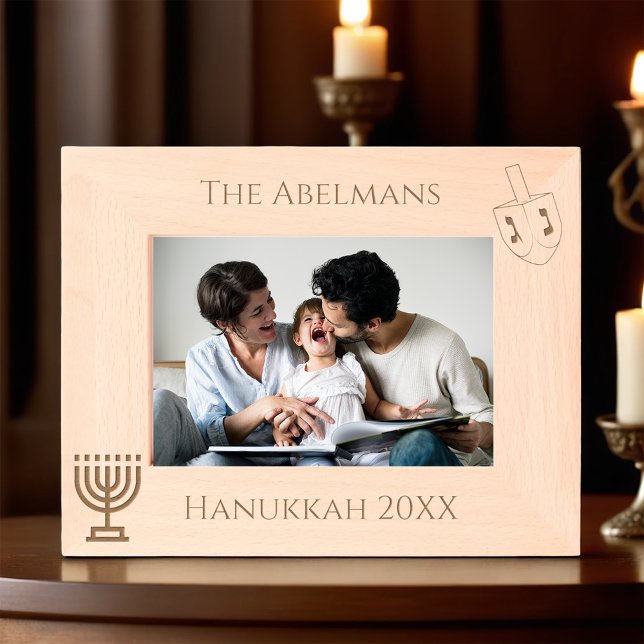 Hanukkah Family Portrait Etched Frames (Creator Uploaded)