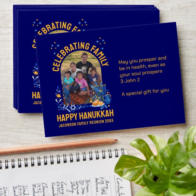 HANUKKAH FAMILY REUNION Chanukah Gelt Envelope (Stacked)