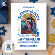 HANUKKAH FAMILY REUNION Customisable Photo