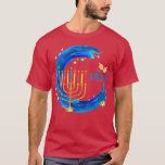 Hanukkah for the year 2021 is celebrated  T-Shirt<br><div class="desc">Hanukkah for the year 2021 is celebrated  .</div>