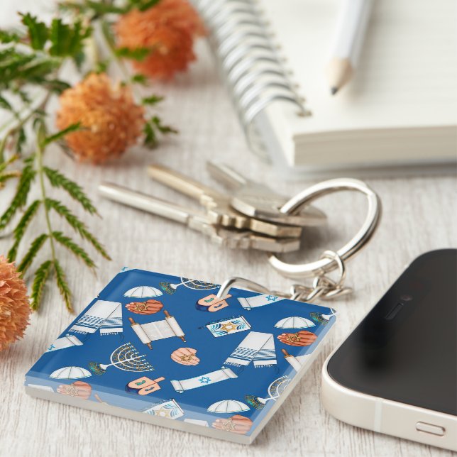 Hanukkah Fun Keychain (Front Right)